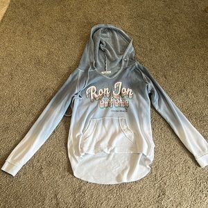 Ron John surf shop small blue cropped sweatshirt